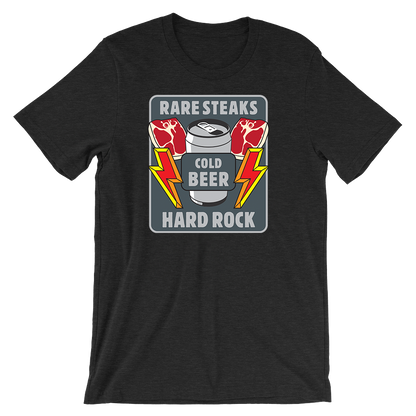 Rare Steaks Cold Beer Hard Rock