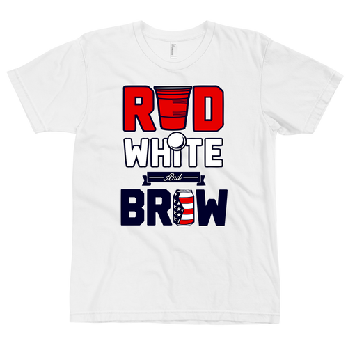 The Original Red, White & Brew Beer Pong T-Shirt