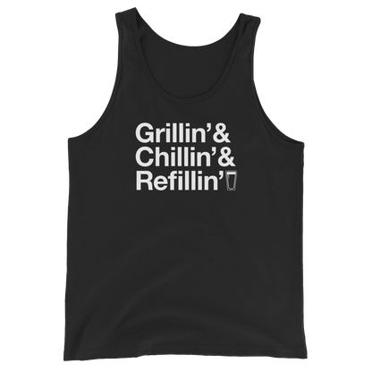 Grillin' Chillin' Refillin' Tank Top