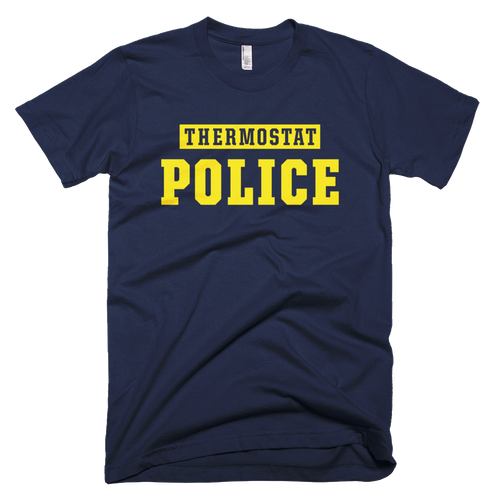Thermostat Police Navy T-Shirt