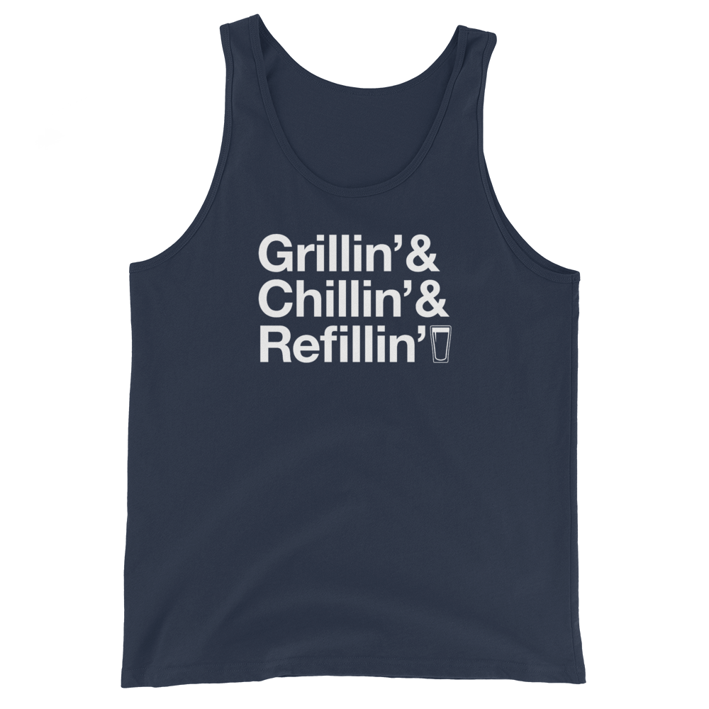 Grillin' Chillin' Refillin' Tank Top